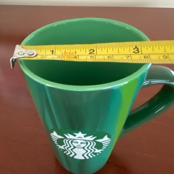 Starbucks Green Swirl Tall Coffee Mug 2022 16 Oz - Picture 7 of 7